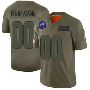 Jordan Poyer Jersey Buffalo Bills Olive Salute to Service Limited