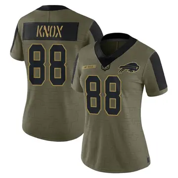 White Men's Dawson Knox Buffalo Bills Game Jersey