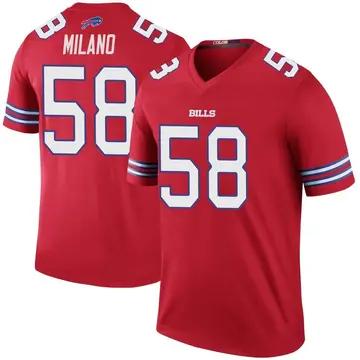 White Women's Matt Milano Buffalo Bills Game Jersey - Buffalo Store